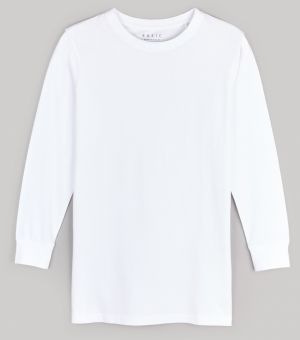 GATE Základné basic bavlnené tričko s dlhým rukávom