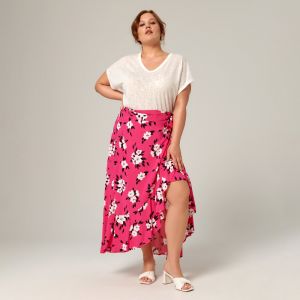Sinsay - Kvetovaná sukňa - Viacfarebná