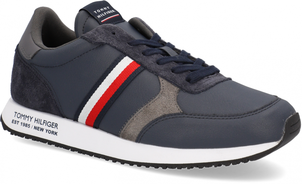 Tommy Hilfiger RUNNER LO LEATHER  STRIPES