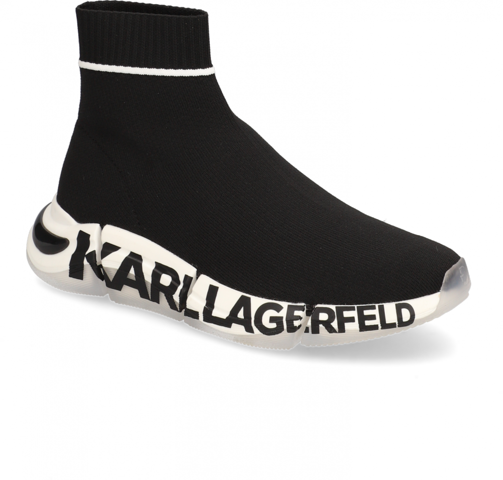 KARL LAGERFELD QUADRA Knit Boot Logo