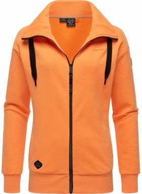 Ragwear Tepláková bunda 'Shocky'  oranžová / čierna