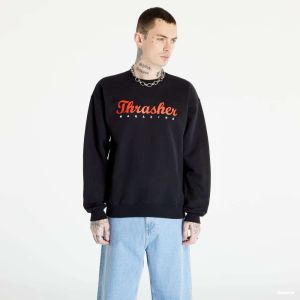 Thrasher Script Crewneck Black