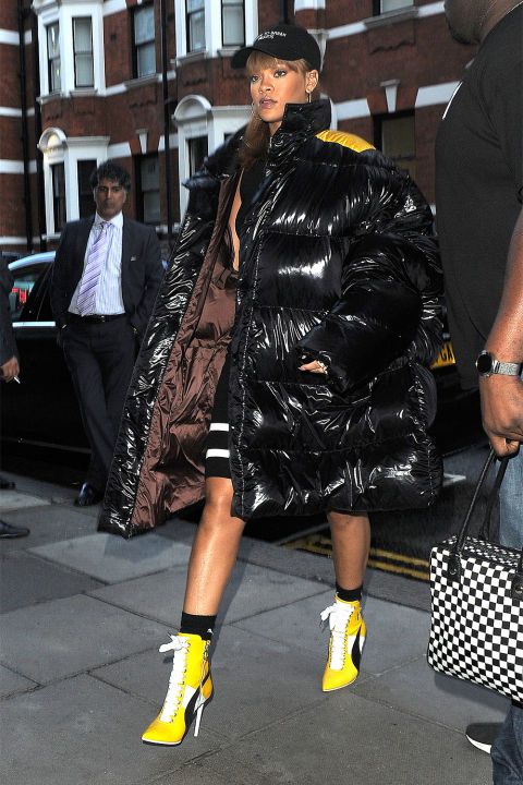 rihanna prešívaná bunda