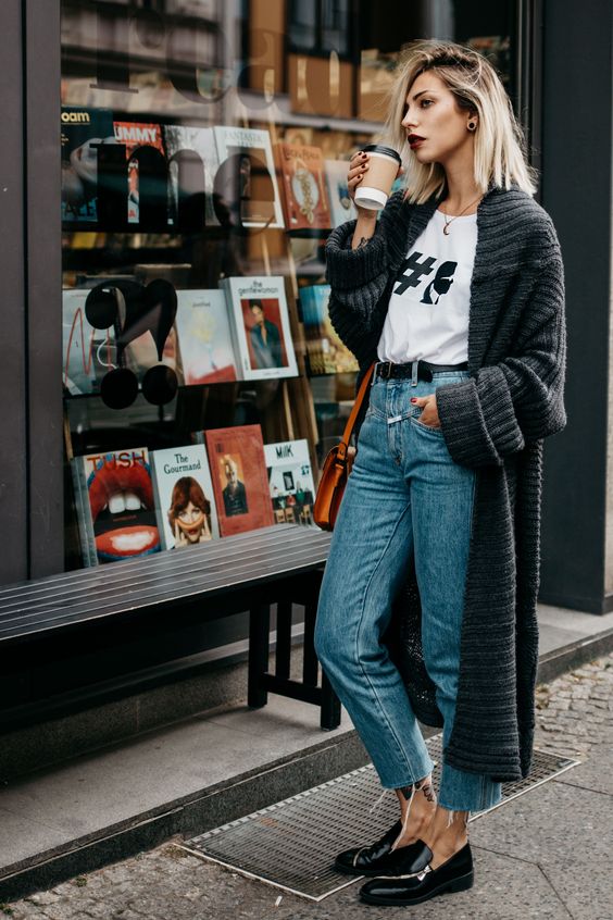 dlhý cardigan