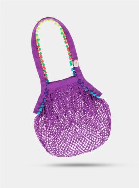 Fialová Česká síťovka Boho 25 l