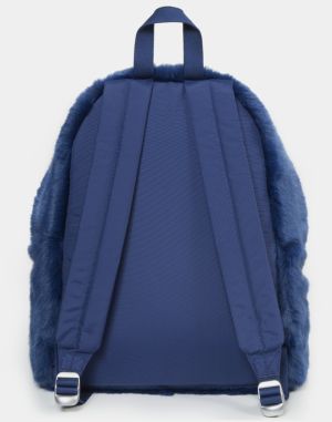 Tmavomodrý batoh z umelého kožúšku Eastpak 24 l galéria