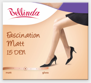 Punčochové kalhoty FASCINATION MATT 15 DEN - Matné punčochové kalhoty - bronzová