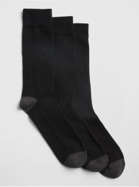 Čierne pánske ponožky GAP 3-Pack