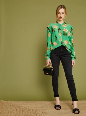 Čierne skinny fit rifle ZOOT Pippa galéria