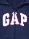 Modrá dievčenská mikina GAP logo galéria