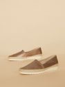 Espadrilky, slip on pre ženy OJJU - hnedá galéria