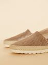 Espadrilky, slip on pre ženy OJJU - hnedá galéria