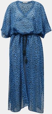 Modrý dámsky vzorovaný kaftan BARTS