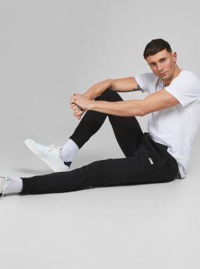 Čierne tepláky Jack & Jones Will galéria