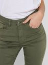 Zelené skinny fit nohavice Jacqueline de Yong Lara galéria