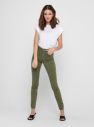 Zelené skinny fit nohavice Jacqueline de Yong Lara galéria