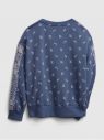 Detská mikina GAP Logo crewneck sweatshirt Modrá galéria