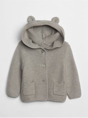 Baby sveter brannan bear sweater Šedá