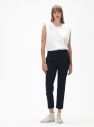 Nohavice slim ankle pants Modrá galéria