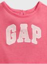 Baby šaty GAP Logo dress Ružová galéria