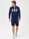 Kraťasy GAP Logo mini arch shorts Modrá galéria