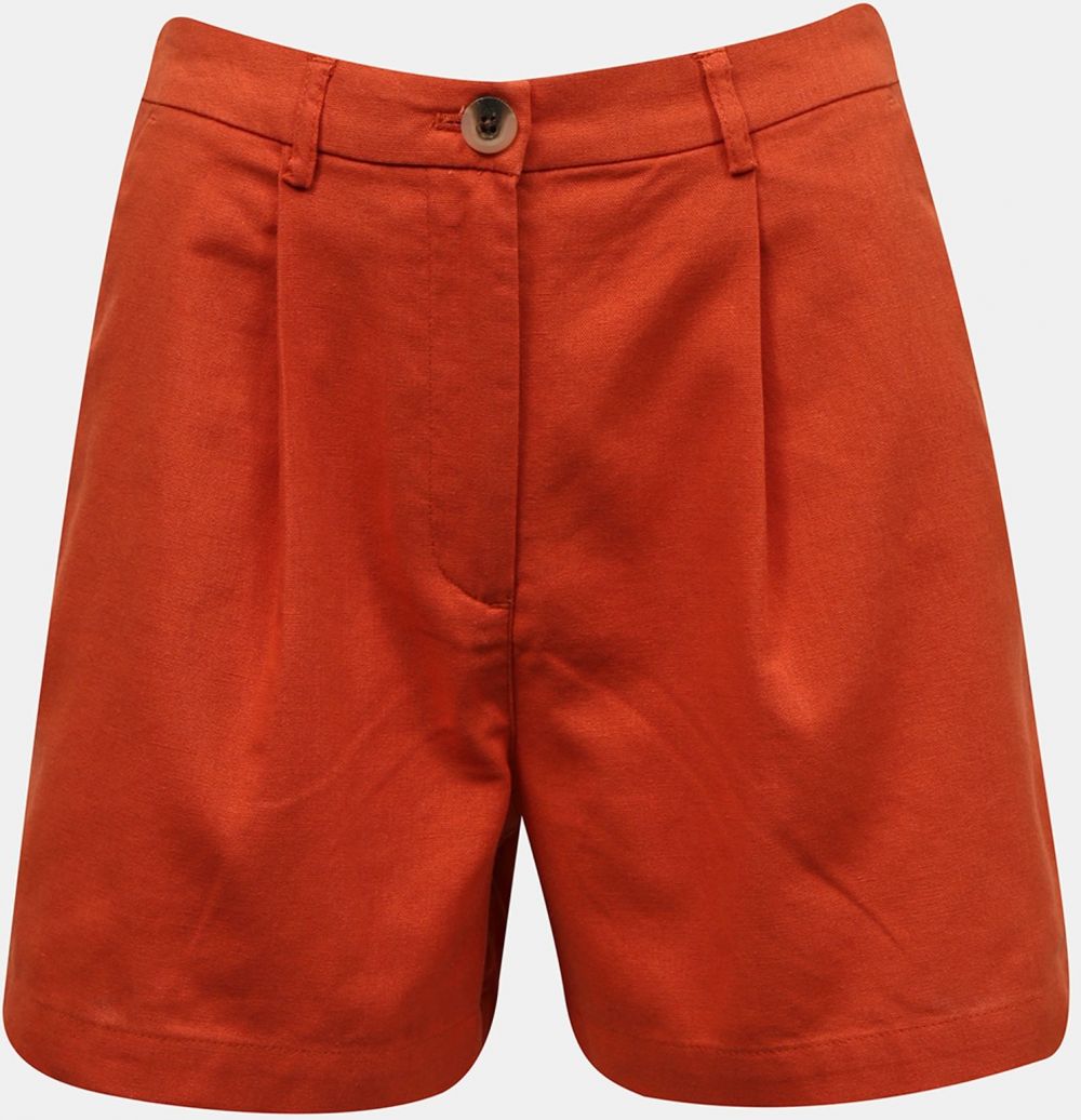 Kraťasy pre ženy VILA - oranžová