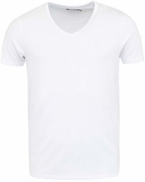 Biele basic tričko s véčkovým výstrihom Jack & Jones Basic galéria