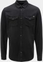 Čierna rifľová košeľa Jack & Jones galéria