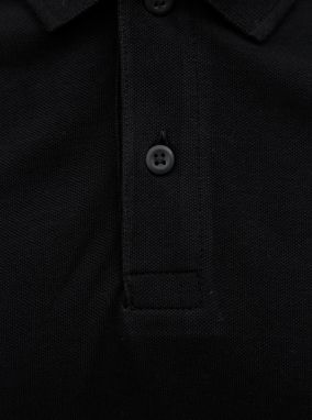 Čierna polokošeľa Jack & Jones galéria