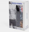 Balenie troch vzorovaných boxeriek v čiernej a modrej farbe Jack & Jones galéria