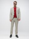 Béžové oblekové slim fit nohavice Selected Homme Maze Saint galéria
