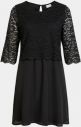 Čierne šaty s krajkou VILA Lovia galéria