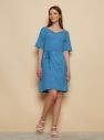 Modré pruhované šaty Tranquillo galéria
