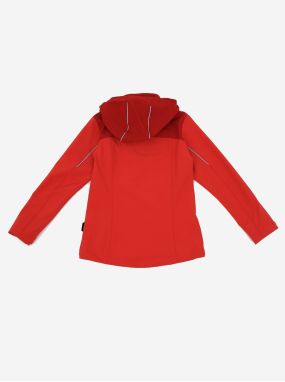 Červená dievčenská softshellová vodeodolná bunda Hannah Abona galéria