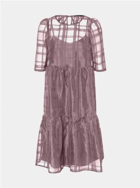 Fialové voľné šaty VERO MODA Vava