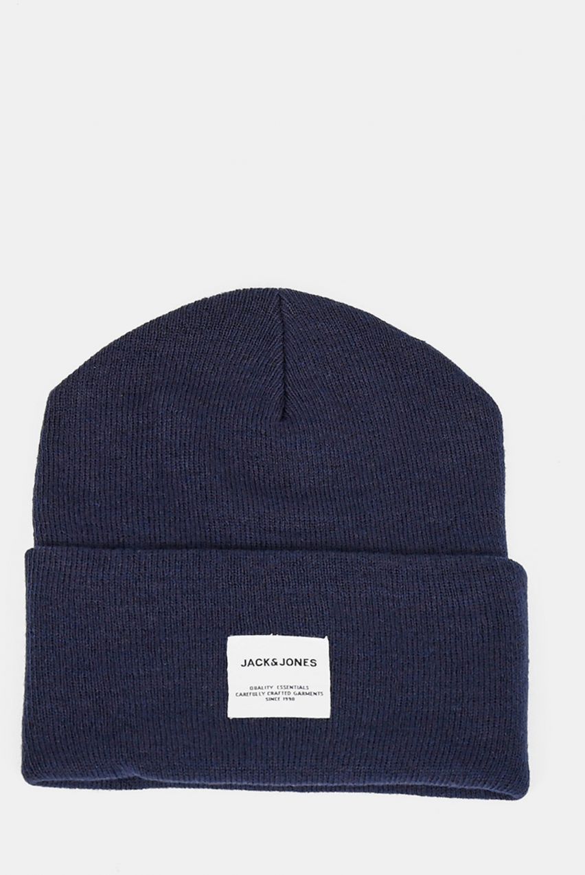 Tmavomodrá čiapka Jack & Jones Long