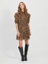 Hnedé šaty s leopardím vzorom .OBJECT galéria