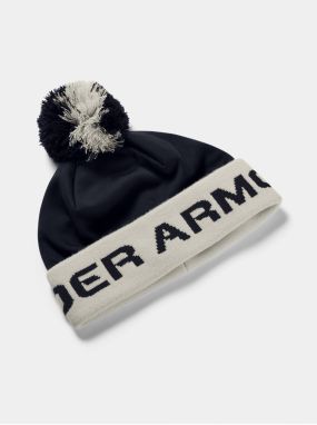 Čiapka Under Armour Boy's Gametime Pom Beanie - Čierná