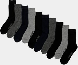 Sada piatich párov ponožiek v čiernej a šedej farbe Jack & Jones Jens