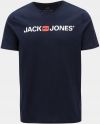 Modré tričko s potlačou Jack & Jones galéria