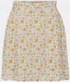 Žlto-krémová kvetovaná sukňa Selected Femme Milly galéria
