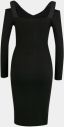 Čierne púzdrové šaty Guess Anagreta galéria