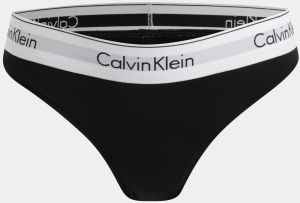 Čierne nohavičky so širokým lemom Calvin Klein Underwear galéria