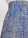Modrá vzorovaná sukňa VERO MODA Gea galéria
