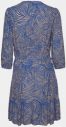 Modré vzorované zavinovacie šaty VERO MODA Gea galéria