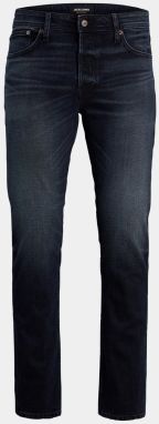 Tmavomodré slim rifle Jack & Jones Mike galéria