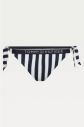 Tommy Hilfiger modro-biely pruhovaný spodný diel plaviek Cheeky Side Tie Bikini galéria