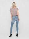 Modré skinny fit skrátené rifle ONLY Blush galéria