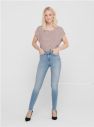 Modré skinny fit skrátené rifle ONLY Blush galéria