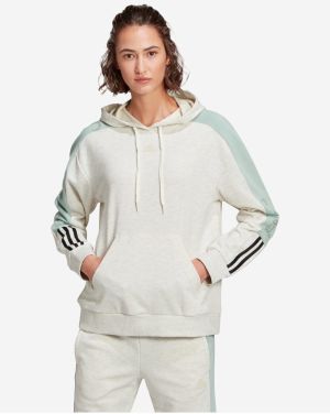 Mikiny pre ženy adidas Performance - zelená, béžová